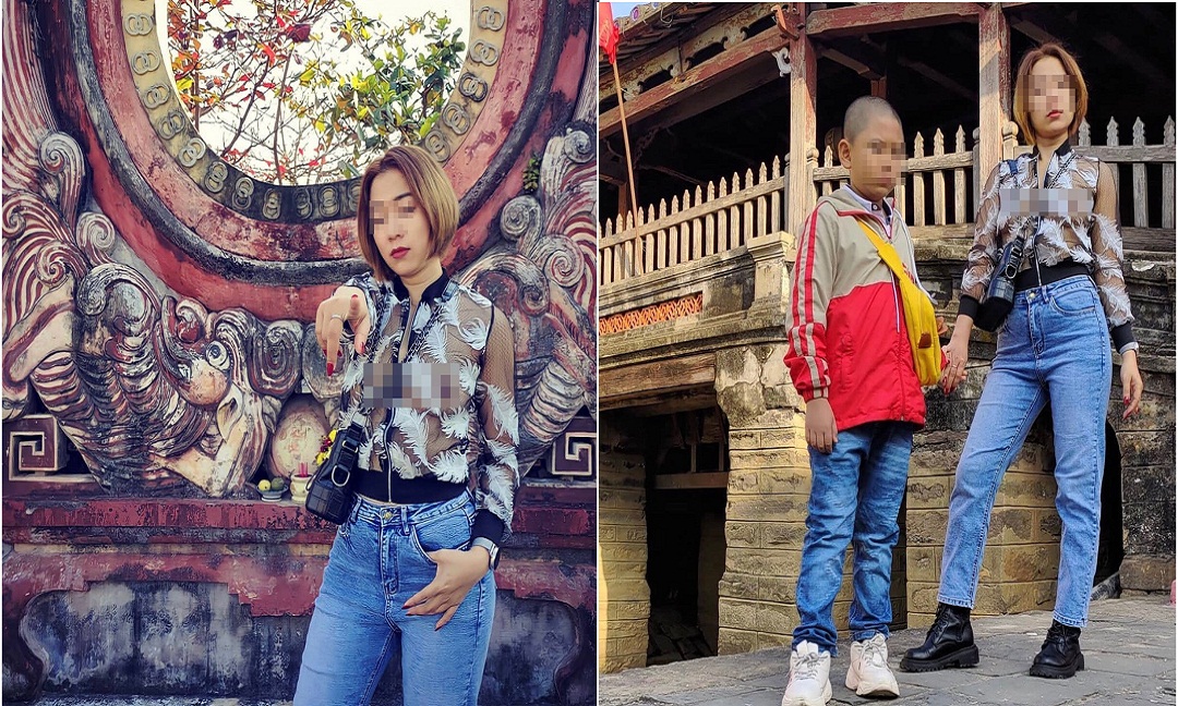 Danh tính bà mẹ mặc quần xuyên thấu lộ vòng 3 giữa sân bay khiến nhiều người ngã ngửa