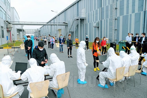 Hiện Hải Dương có 5 ổ dịch lớn gồm: TP Chí Linh, Cẩm Giàng, Kinh Môn, Nam Sách và TP Hải Dương. Theo nhận định của Ban Chỉ đạo phòng, chống dịch bệnh Covid-19 tỉnh Hải Dương, đây là ổ dịch có tính chất phức tạp. Ảnh: Báo HD