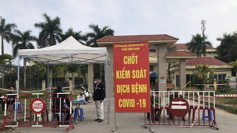 Sau 11 ngày không có ca lây nhiễm trong cộng đồng, hôm 22/2, Hải Phòng đã ghi nhận 3 ca mắc mới Covid-19. Ảnh: CDC HP Sau 11 ngày không có ca lây nhiễm trong cộng đồng, hôm 22/2, Hải Phòng đã ghi nhận 3 ca mắc mới Covid-19. Ảnh: CDC HP