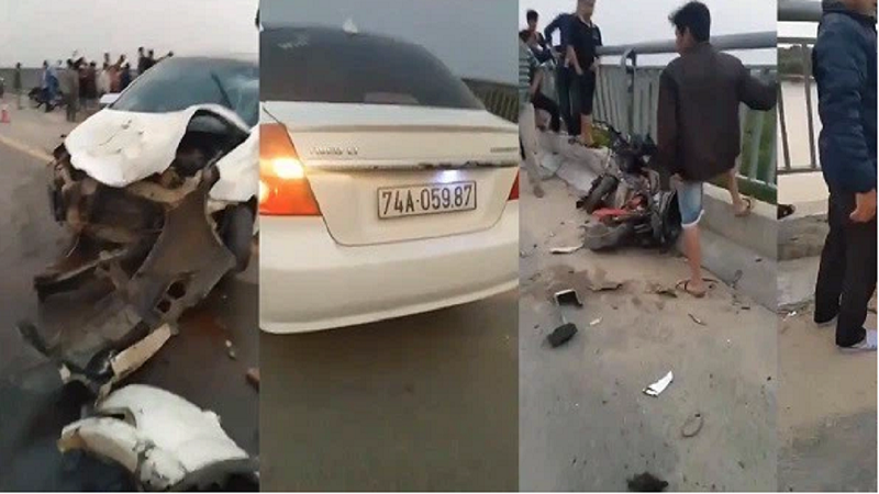 Hiện trường vụ tai nạn. Ảnh: FB Hiện trường vụ tai nạn. Ảnh: FB