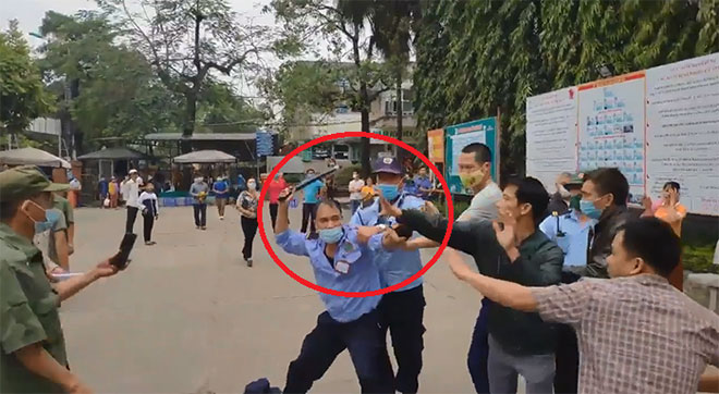 Hiện vụ việc đang được Công an TP Tuyên Quang vào cuộc điều tra, làm rõ và xử lý theo quy định của pháp luật. Ảnh cắt clip