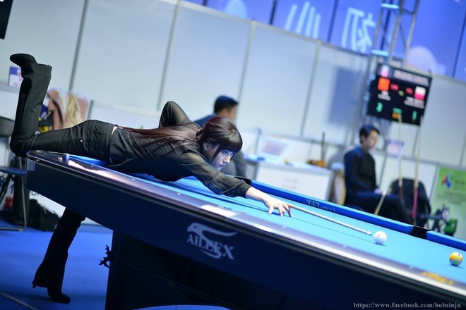 Mỗi khi Tâm Như xuất hiện, nữ cơ thủ này đều nhận được sự cổ vũ cuồng nhiệt của người hâm mộ.