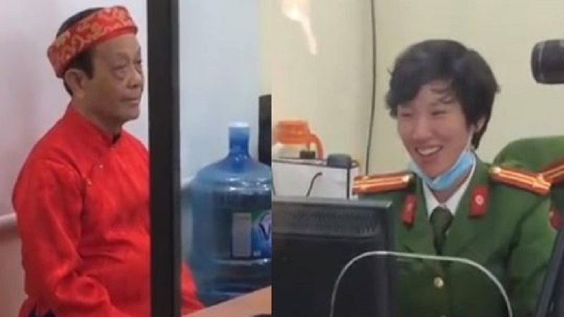 Hình ảnh đã ngay lập tức nhận được bão like vì hành động tôn vinh trang phục truyền thống quá đẹp của cụ.