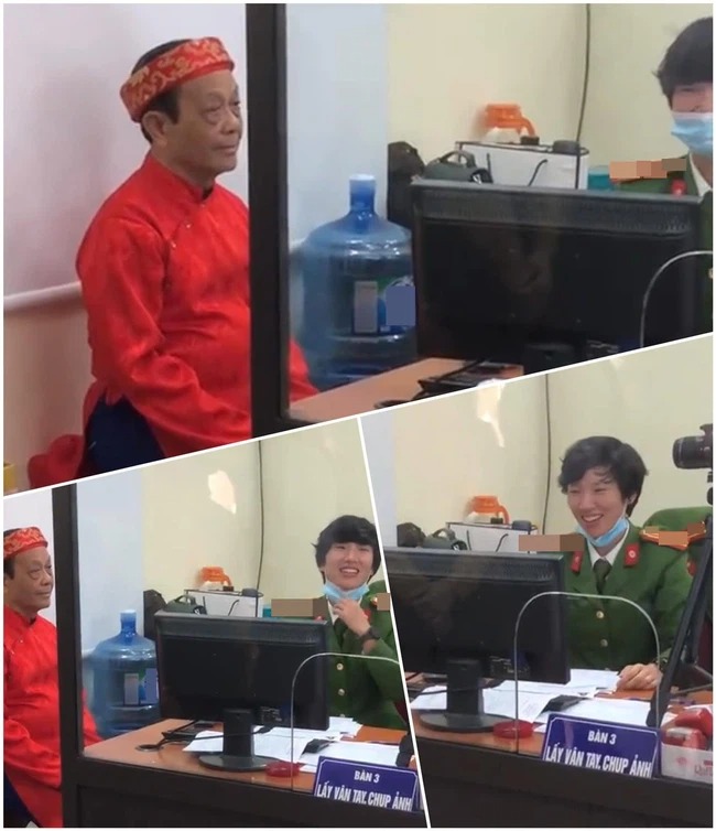 Cụ già rồi mà vẫn trân trọng hình ảnh của chính bản thân mình. Ảnh cắt clip