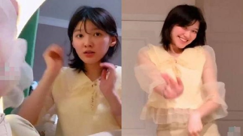 Nữ chính trong clip trở thành tâm điểm vì nhìn khá giống Hải Tú.