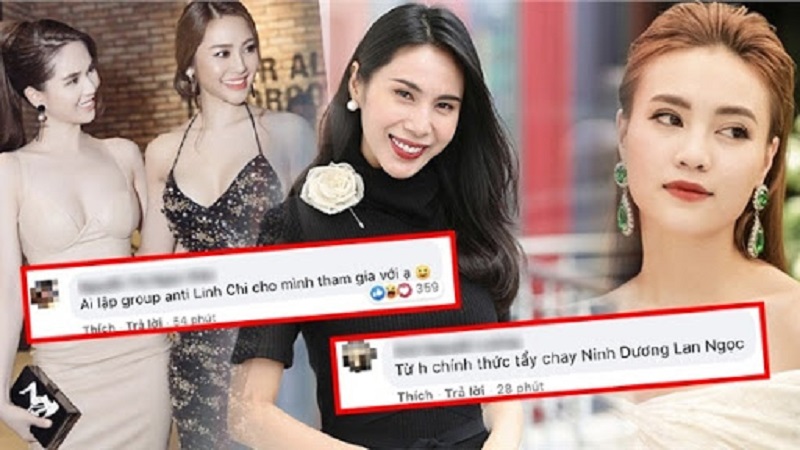 Tại thời điểm đó, cả 3 bị netizen công kích dữ dội, thậm chí bị lập group antifan để 'dõi theo' đường dài. Ảnh: FB