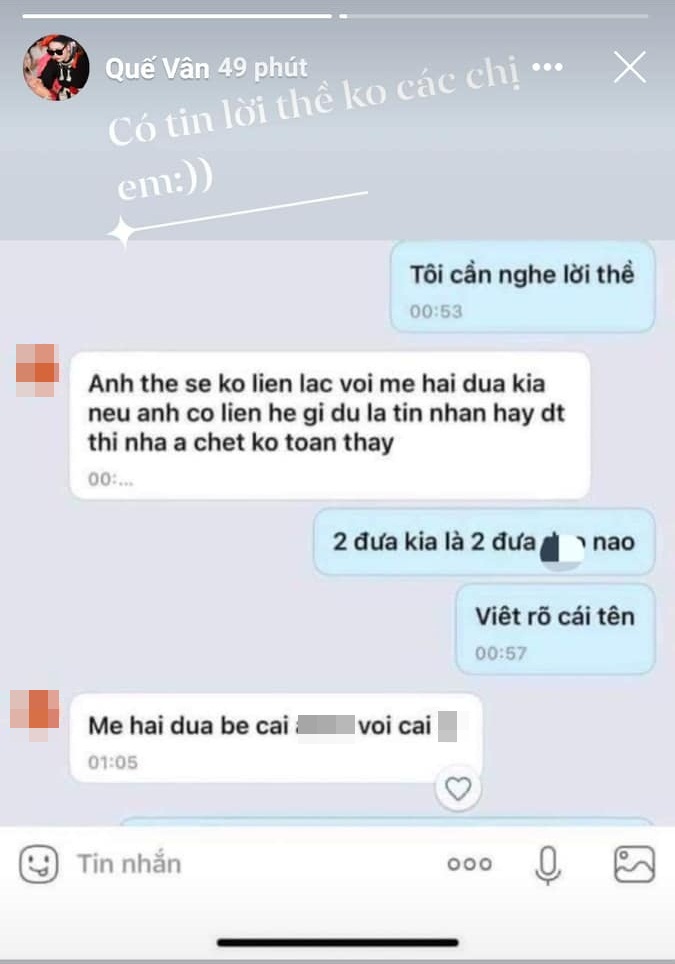 Nhiều người hoài nghi sự việc Quế Vân mới chia sẻ, vì đã bị... 'hóng hớ' một lần. Họ không hiểu cô lại có 'trò' gì mới với lần đăng đàn này. Ảnh chụp màn hình Nhiều người hoài nghi sự việc Quế Vân mới chia sẻ, vì đã bị... 'hóng hớ' một lần. Họ không hiểu cô lại có 'trò' gì mới với lần đăng đàn này. Ảnh chụp màn hình