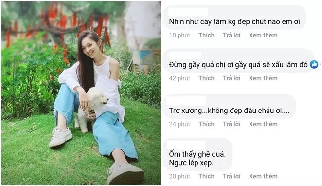 Nhiều người ái ngại về tình trạng gầy gò của Hiền Thục.