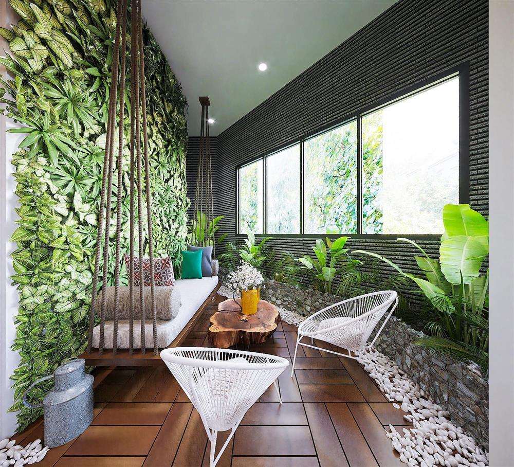 Khu thư giãn, đọc sách cực chill.