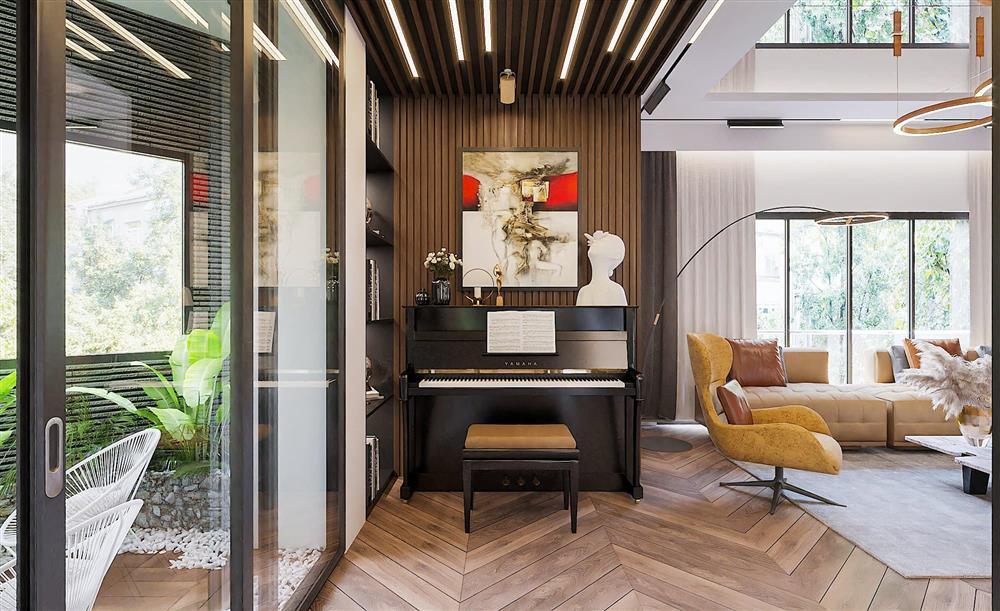 'Người tình màn ảnh' Hồng Diễm khoe căn biệt thự sang trọng, 2 mặt tiền toạ lạc ở Hà Nội - Ảnh 1