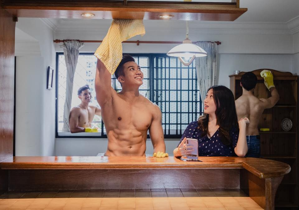 Nhìn hình ảnh này nhiều chị em Việt muốn qua bên Sing sống để được dọn nhà mỗi ngày. Ảnh: FB