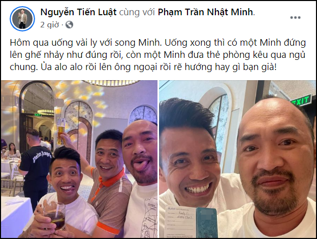 Chia sẻ của Tiến Luật khiến CDM không nhịn được cười. Ảnh: FB Chia sẻ của Tiến Luật khiến CDM không nhịn được cười. Ảnh: FB