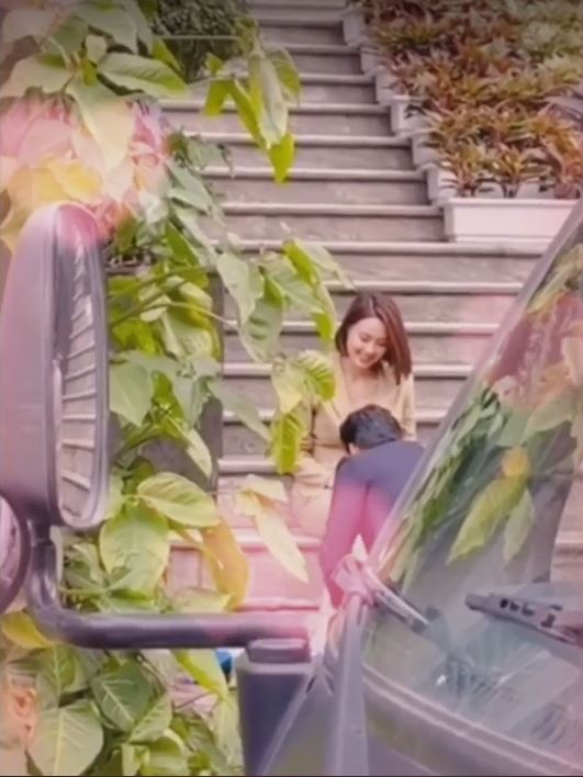 Dựa vào trang phục mà Châu mặc có thể thấy đây là phân cảnh chưa lên sóng trong Hướng dương ngược nắng.