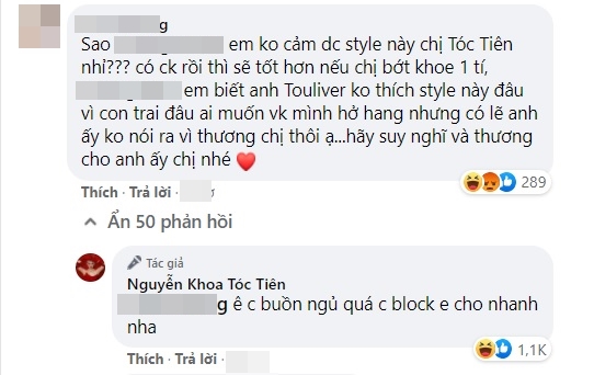 Tóc Tiên đăng hình đỏ rực liền bị fan nhắc nhở: 'Anh Hoàng Touliver không thích style này đâu' Tóc Tiên đăng hình đỏ rực liền bị fan nhắc nhở: 'Anh Hoàng Touliver không thích style này đâu'