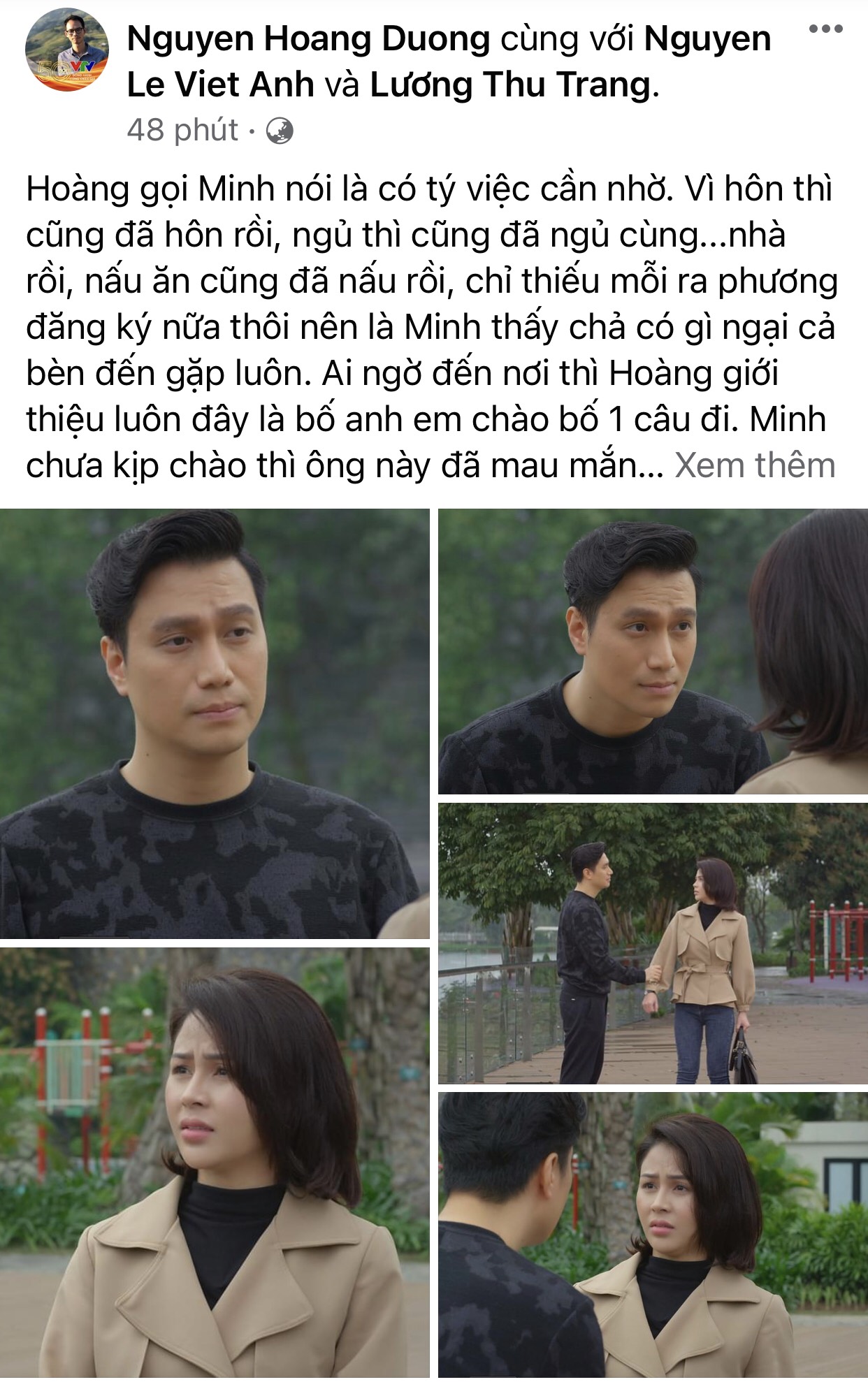 Thành viên của ekip làm phim tiết lộ một số tình tiết và hình ảnh chưa lên sóng của tập 58. Ảnh: FB Thành viên của ekip làm phim tiết lộ một số tình tiết và hình ảnh chưa lên sóng của tập 58. Ảnh: FB