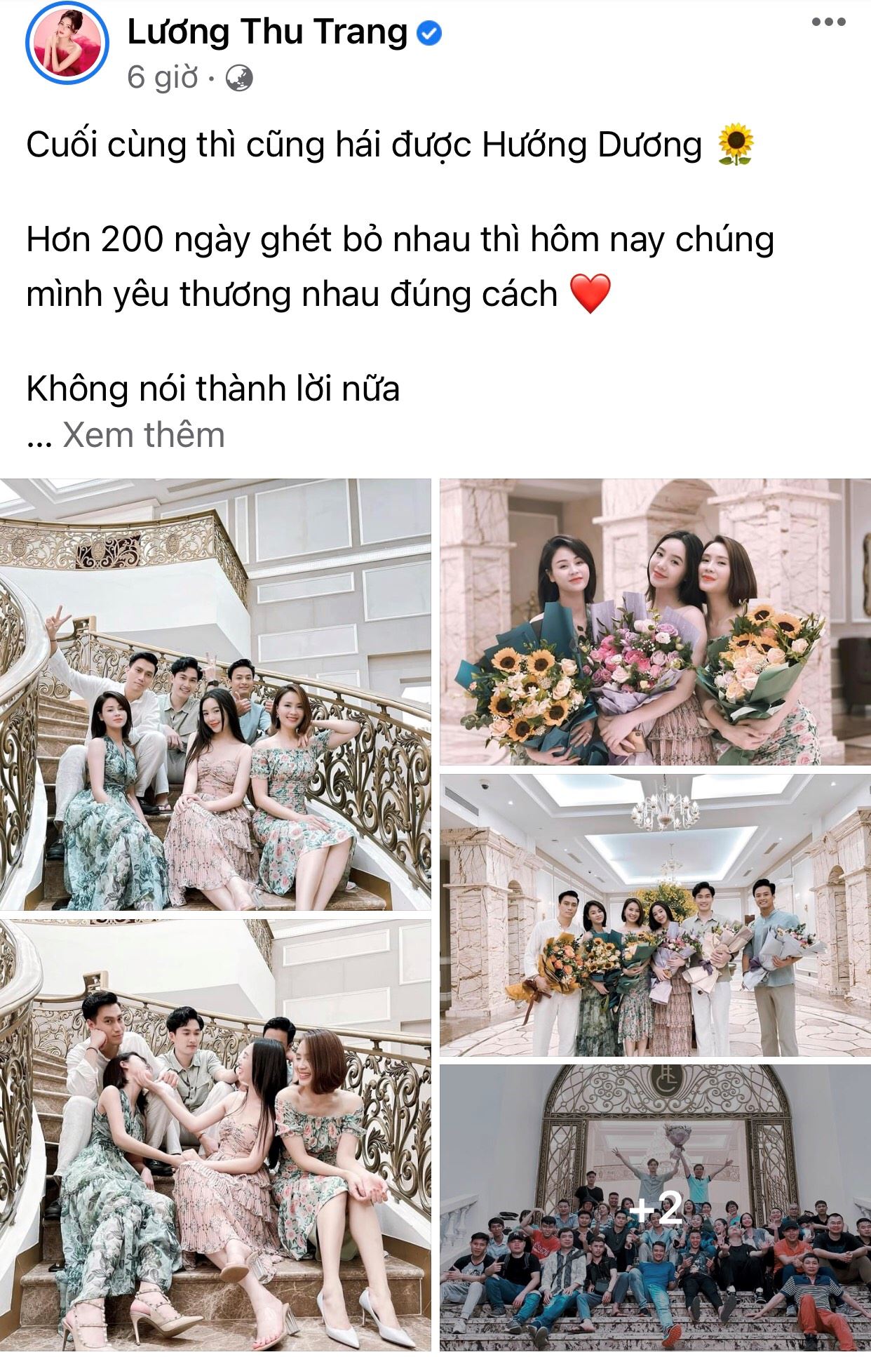 Dàn diễn viên chính 'Hướng dương ngược nắng' chia tay đoàn phim, Phúc vắng mặt khiến khán giả tò mò - Ảnh 2 Dàn diễn viên chính 'Hướng dương ngược nắng' chia tay đoàn phim, Phúc vắng mặt khiến khán giả tò mò - Ảnh 2