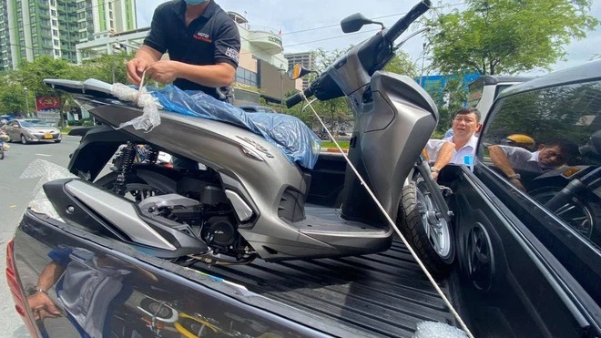 Hệ thống phanh là loại phanh đĩa cho cả trước và sau, tích hợp công nghệ chống bó cứng phanh ABS. Ảnh: FB Hệ thống phanh là loại phanh đĩa cho cả trước và sau, tích hợp công nghệ chống bó cứng phanh ABS. Ảnh: FB