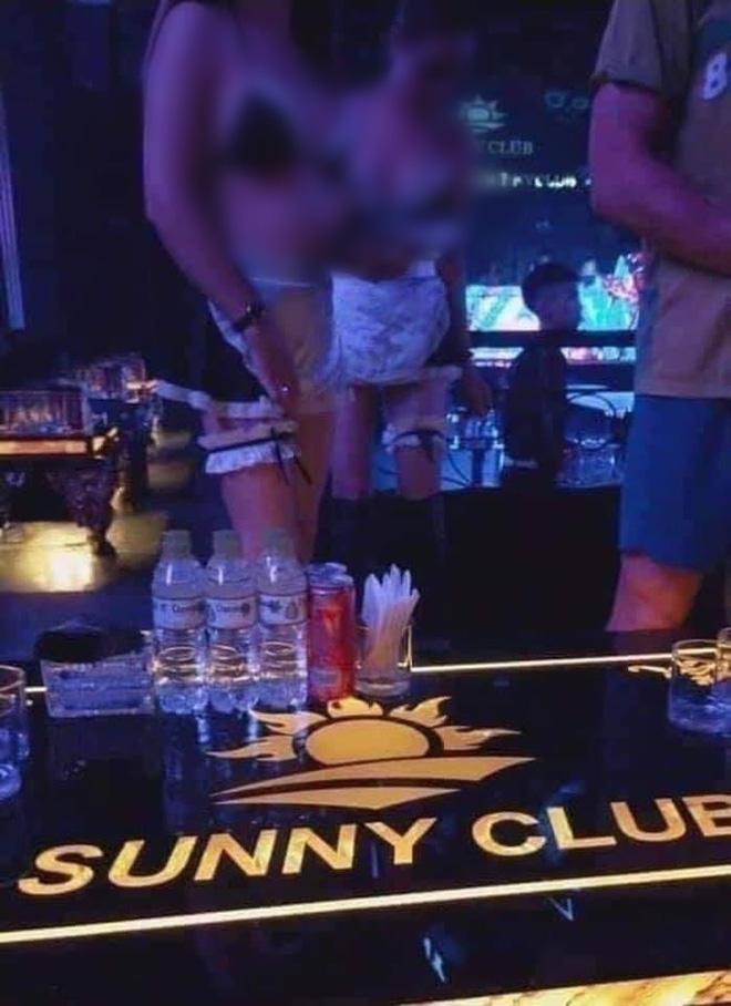 Quán bar Sunny được xác định là một trong 2 ổ dịch chính tại Vĩnh Phúc. Ảnh cắt clip