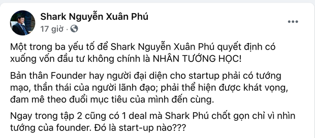 Shark Phú lên tiếng khi rót vốn cho nữ CEO xinh đẹp chỉ vì nhan sắc Shark Phú lên tiếng khi rót vốn cho nữ CEO xinh đẹp chỉ vì nhan sắc