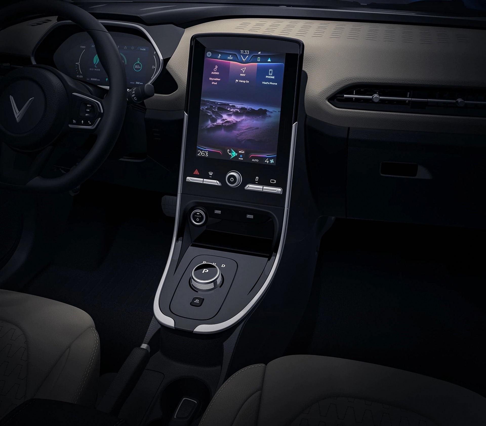 Cần số dạng núm xoay hiện đại. Ảnh: VF