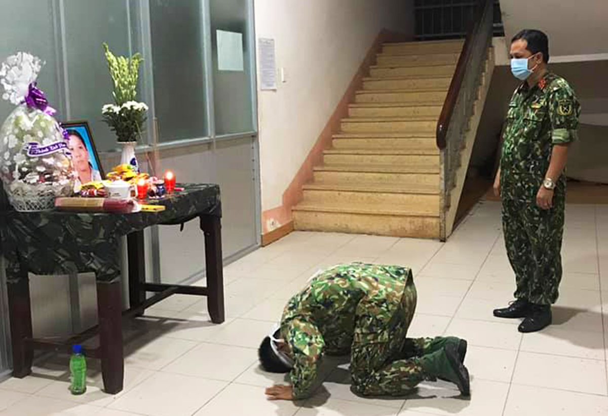 Không may mắn như anh Thanh nhiều chiến sĩ nơi tuyến đầu không còn cơ hội gặp lại người thân. Ảnh: FB Không may mắn như anh Thanh nhiều chiến sĩ nơi tuyến đầu không còn cơ hội gặp lại người thân. Ảnh: FB