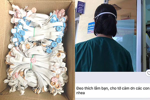Bé gái 9 tuổi cần mẫn làm 500 món quà gửi đến các nhân viên y tế ở tâm dịch Bắc Giang 2