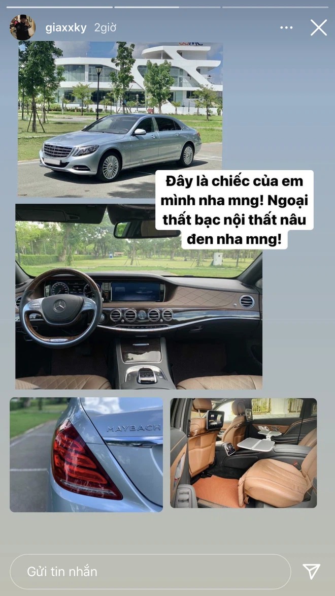 Rich kid chi 100 triệu ngồi cạnh Ngọc Trinh rao bán 2 chiếc xe Maybach để ủng hộ Quỹ vaccine Covid-19 Rich kid chi 100 triệu ngồi cạnh Ngọc Trinh rao bán 2 chiếc xe Maybach để ủng hộ Quỹ vaccine Covid-19
