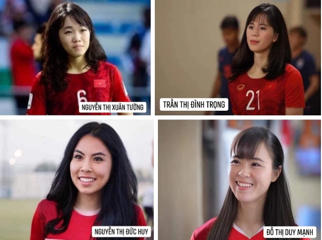 Nhan sắc xinh gái của dàn tuyển thủ ĐT Việt Nam khuấy đảo MXH, dân tình đua nhau bình chọn hoa hậu Nhan sắc xinh gái của dàn tuyển thủ ĐT Việt Nam khuấy đảo MXH, dân tình đua nhau bình chọn hoa hậu