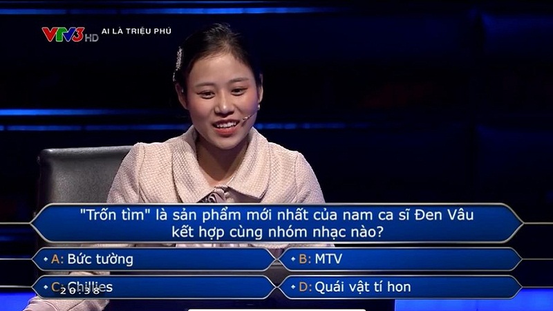 Đen Vâu có màn 'trợ giúp' nữ diễn viên thi Ai là triệu phú khiến dân tình khó hiểu thêm - Ảnh 1 Đen Vâu có màn 'trợ giúp' nữ diễn viên thi Ai là triệu phú khiến dân tình khó hiểu thêm - Ảnh 1