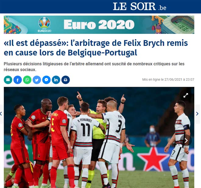 Bồ Đào Nha lập kỷ lục dứt điểm mà vẫn thua Bỉ ở EURO: Roy Keane chỉ mặt 'tội đồ', báo chí đổ cho vận đen