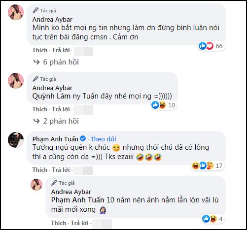 Dùng từ 'ăn em', mẫu Tây Andrea bị nghi 'trên tình bạn, dưới tình yêu' với Nguyên lãng tử 4 Dùng từ 'ăn em', mẫu Tây Andrea bị nghi 'trên tình bạn, dưới tình yêu' với Nguyên lãng tử 4
