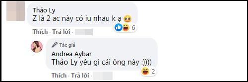 Dùng từ 'ăn em', mẫu Tây Andrea bị nghi 'trên tình bạn, dưới tình yêu' với Nguyên lãng tử 5 Dùng từ 'ăn em', mẫu Tây Andrea bị nghi 'trên tình bạn, dưới tình yêu' với Nguyên lãng tử 5