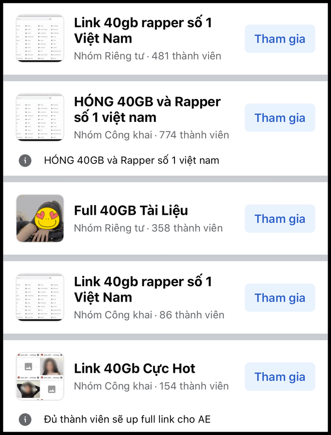 '7749 group' share link kho ảnh nóng 40GB của bồ cũ rapper số 1 Việt Nam mọc lên như nấm 1