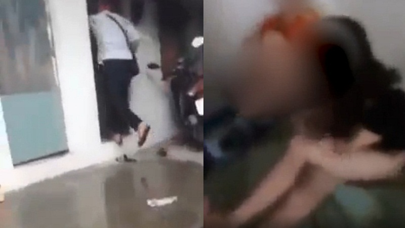 Chồng đạp cửa, xông vào phòng trọ bắt ghen khiến cặp 'mèo mả gà đồng' không kịp kéo quần Chồng đạp cửa, xông vào phòng trọ bắt ghen khiến cặp 'mèo mả gà đồng' không kịp kéo quần