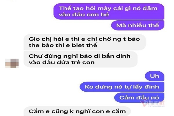 Vụ bé gái 3 tuổi bị đóng 9 chiếc đinh vào đầu: Đoạn tin nhắn gây phẫn nộ của người mẹ 3