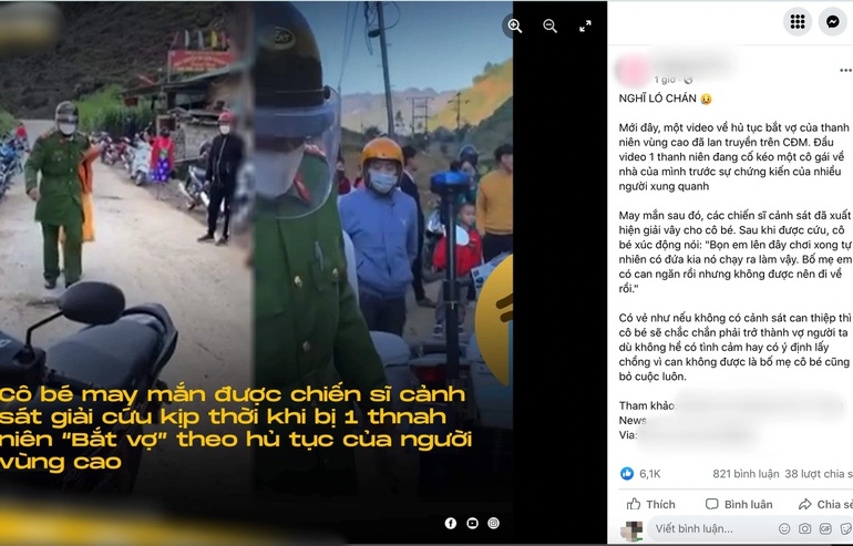 Nhiều người lên án, chỉ trích, bài trừ hủ tục 'bắt vợ' lạc hậu của người dân tộc thiểu số.