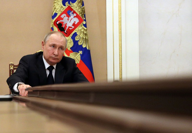 Theo ông Putin, 'chiến dịch quân sự đặc biệt' ở Ukraine là điều cần thiết để đảm bảo an ninh của Moscow sau khi Mỹ mở rộng NATO đến tận biên giới Nga. Ảnh: REUTERS Theo ông Putin, 'chiến dịch quân sự đặc biệt' ở Ukraine là điều cần thiết để đảm bảo an ninh của Moscow sau khi Mỹ mở rộng NATO đến tận biên giới Nga. Ảnh: REUTERS