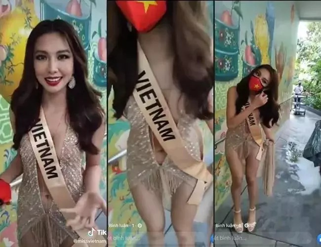 'Đặc sản' của Thùy Tiên là những bộ đầm cắt khoét hiểm hóc phô diễn body với đường cong vệ nữ.