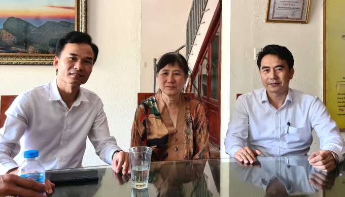Bà Liên tại trụ sở Ban Quản lý di tích và rừng quốc gia Yên Tử. Ảnh: BQLYT Bà Liên tại trụ sở Ban Quản lý di tích và rừng quốc gia Yên Tử. Ảnh: BQLYT