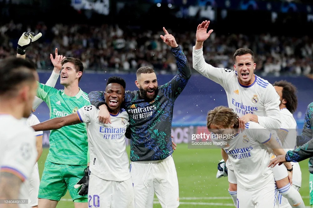 Trong cả 2 lượt trận, Benzema và các đồng đội luôn cho thấy tinh thần không bỏ cuộc, không sụp đổ khi rơi vào tình thế hiểm nghèo.