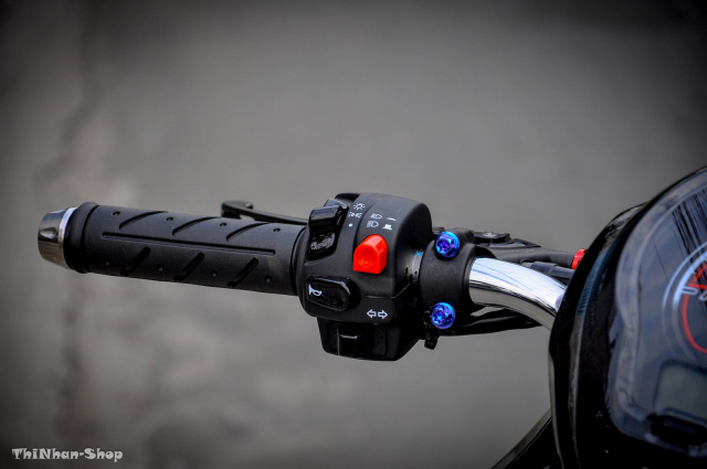 Phiên bản cùm công tắc bên trái là của Domino đang rất được ưa chuộng trên thị trường nhờ có nhiều nút bấm kiểu dáng đẹp nhẹ nhàng lại phù hợp với nhiều kiểu dáng xe khác nhau.