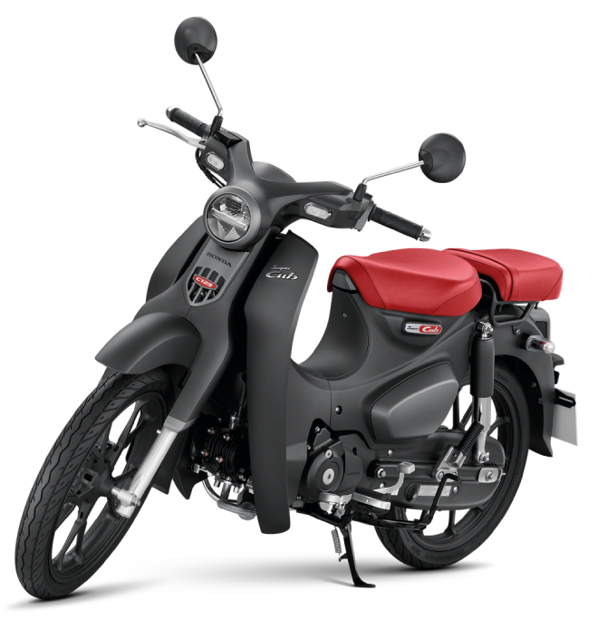 Ngắm nhìn Honda Super Cub bản đen tuyền: Đẳng cấp của một huyền thoại - Ảnh 3