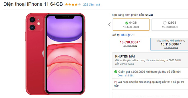 iPhone 11 tại Cellphones iPhone 11 tại Cellphones