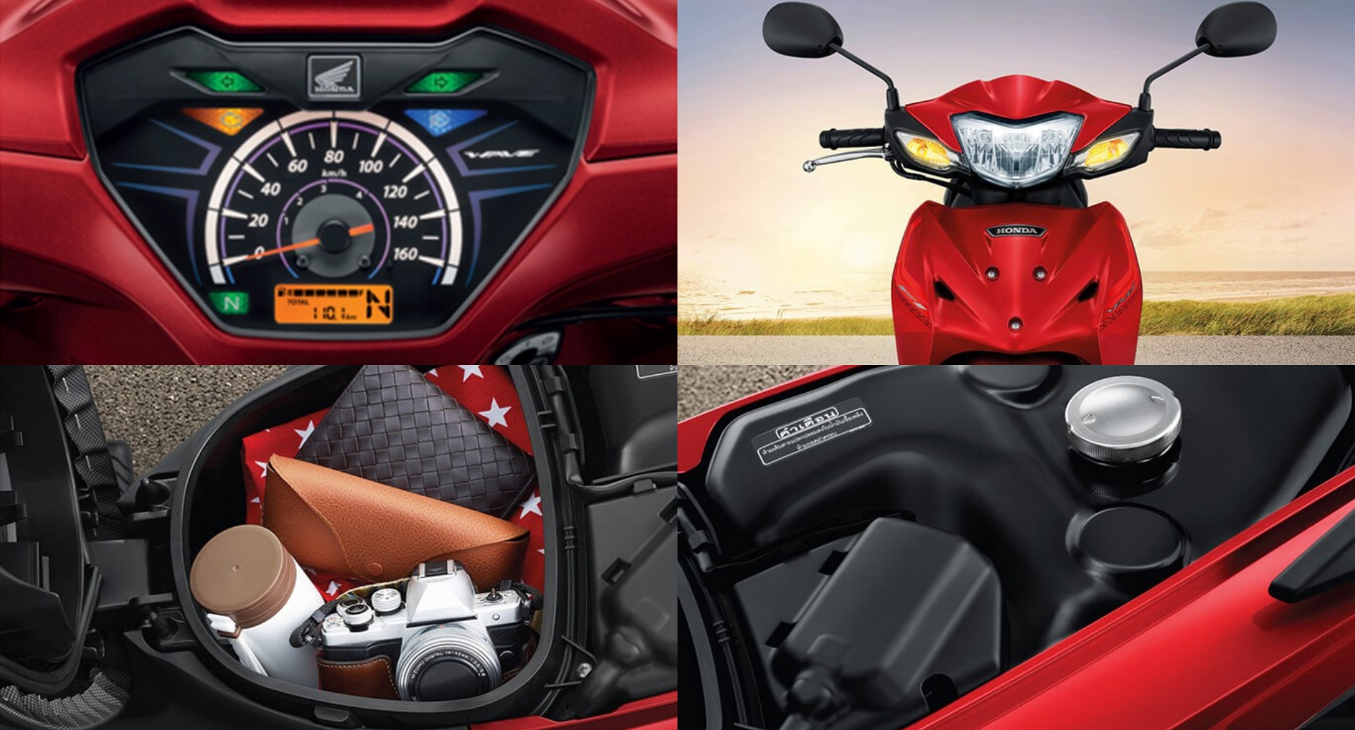 Honda Wave Thái 2022 ra mắt: Siêu tiết kiệm xăng, giá rẻ bất ngờ - Ảnh 3