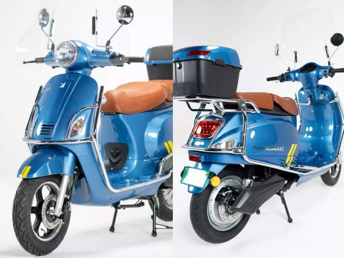 Xe đạp điện kiểu dáng như Vespa, động cơ mạnh mẽ, giá chỉ 34 triệu đồng - Ảnh 1