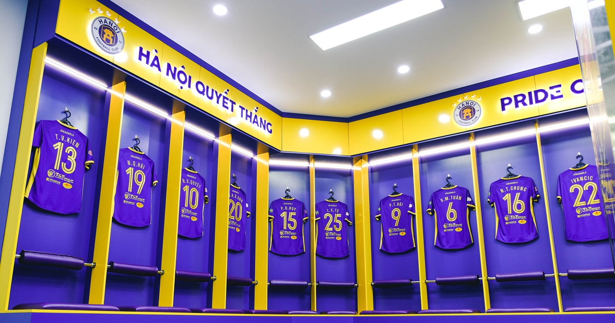 CLB Hà Nội ra mắt phòng thay đồ mới - Ảnh. Thanhnien.vn