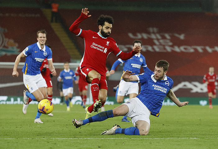 Brighton thua kém Liverpool về mọi mặt. Ảnh: Liverpool Brighton thua kém Liverpool về mọi mặt. Ảnh: Liverpool