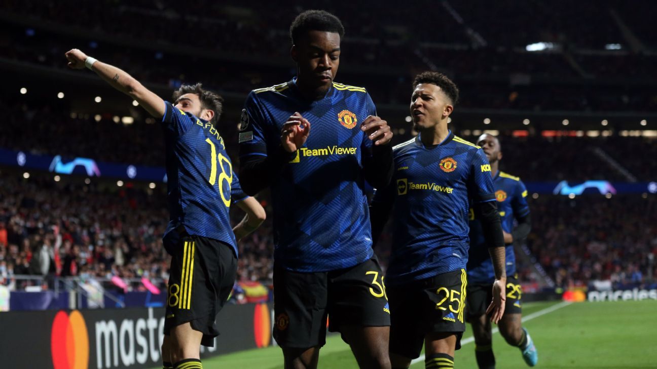 Elanga gỡ hòa 1-1 cho MU ở trận lượt đi. Ảnh: Internet