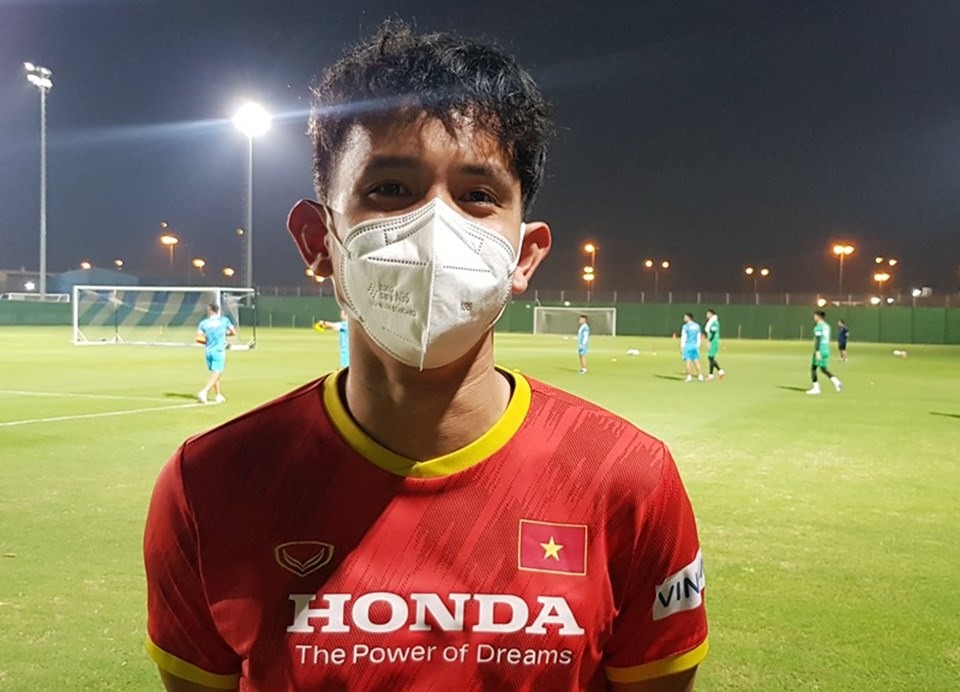 Hồng Duy được xác định dương tính với Covid 19. Ảnh: VFF