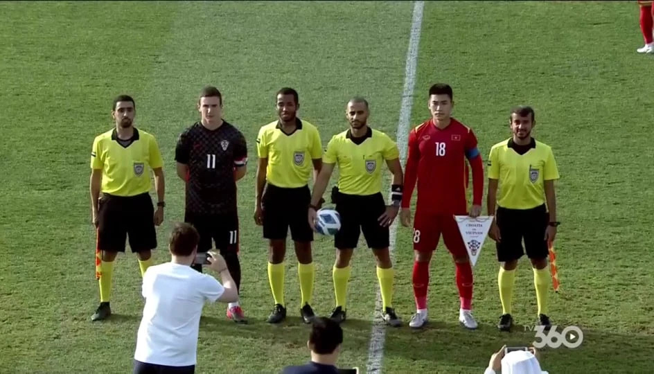 U23 Việt Nam để thua đáng tiếc trước U23 Croatia. Ảnh: Internet